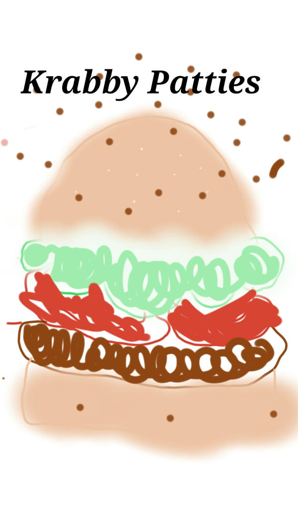 Krabby Patty by BadRandomSketches on DeviantArt