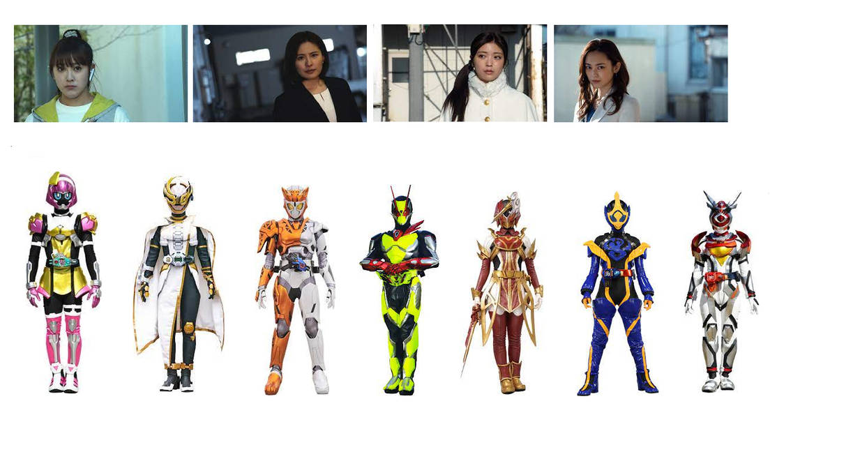 Kamen Rider Girls Remix All Riders and Allies by M41456 on DeviantArt