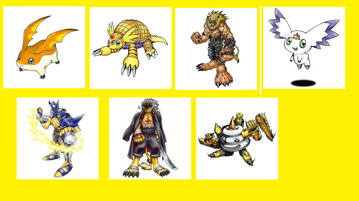 Yellow Digivices Digimons by M41456 on DeviantArt