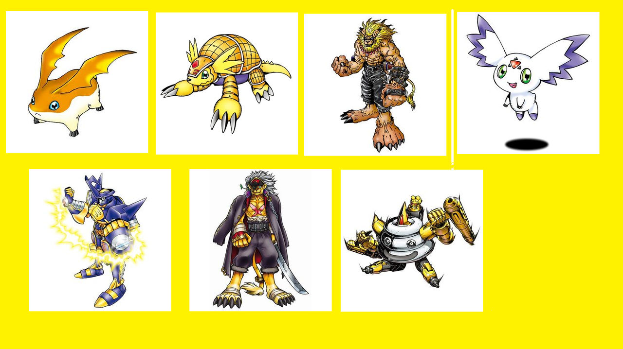 Yellow Digivices Digimons by M41456 on DeviantArt