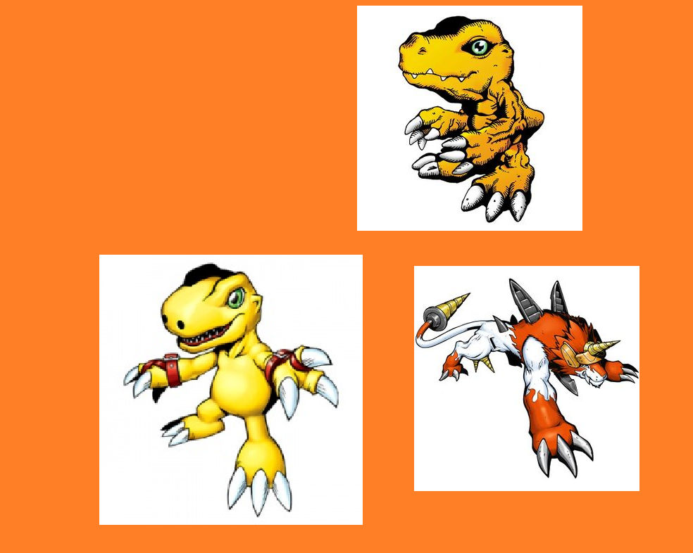 Orange Digivices Digimons by M41456 on DeviantArt