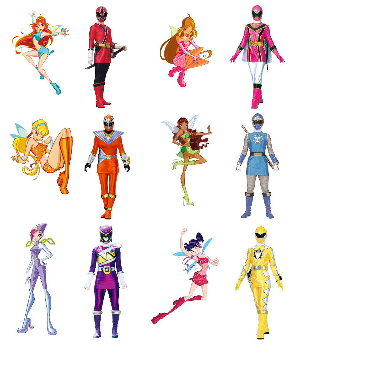Winx Rangers Winx as Power Rangers by M41456 on DeviantArt