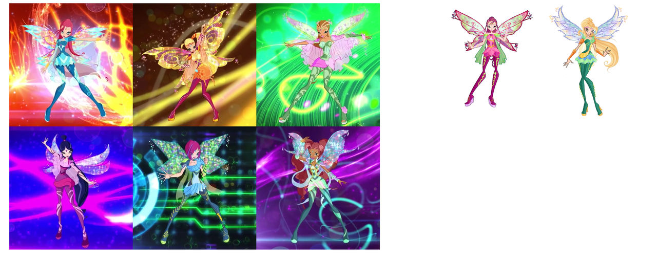 Winx Bloomix with Roxy and Daphne by M41456 on DeviantArt