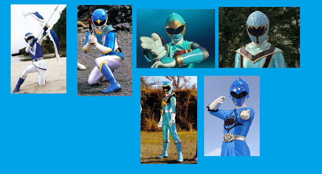 Super Sentai Girls in Blue by M41456 on DeviantArt