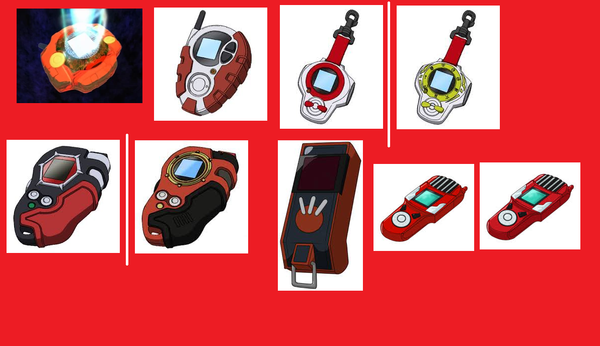 Red Digivices by M41456 on DeviantArt
