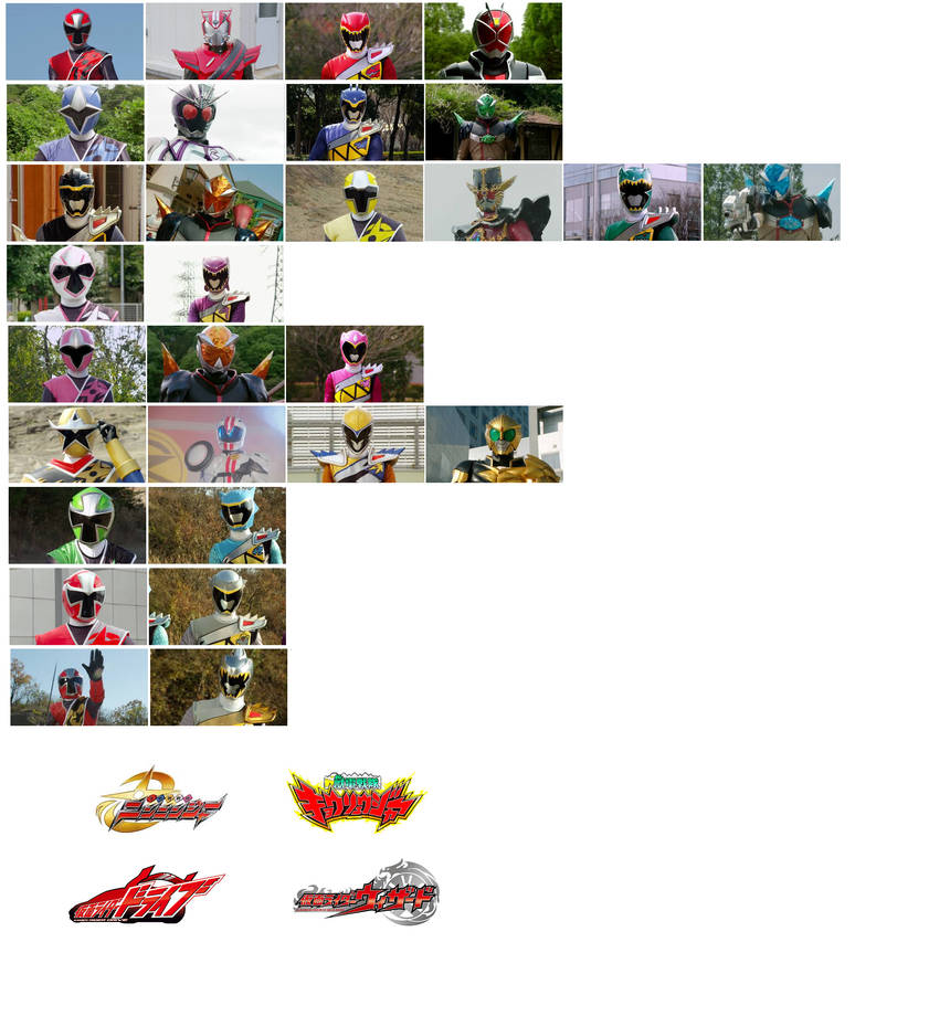Sentai Rider Kick Super Sentai and Kamen Rider Quartet 43 by M41456 on DeviantArt