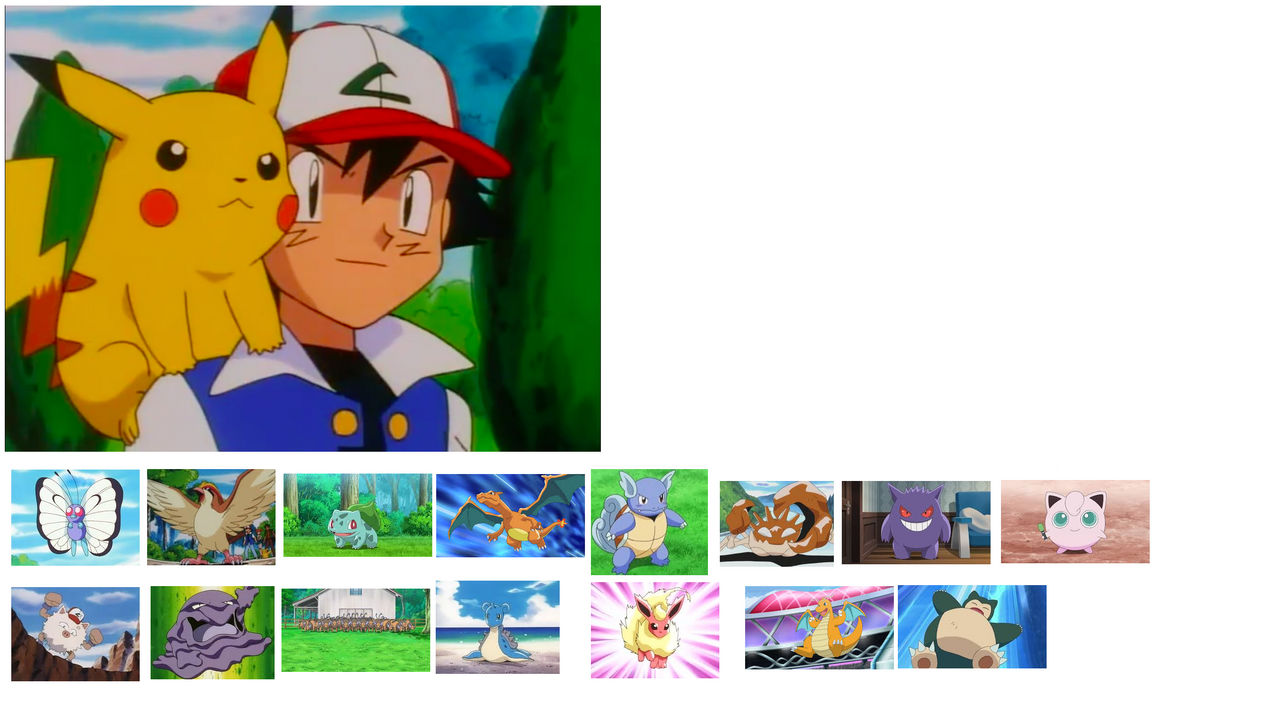 Ash Pokemon Collection My version of Ash's team in Kanto by M41456 on DeviantArt