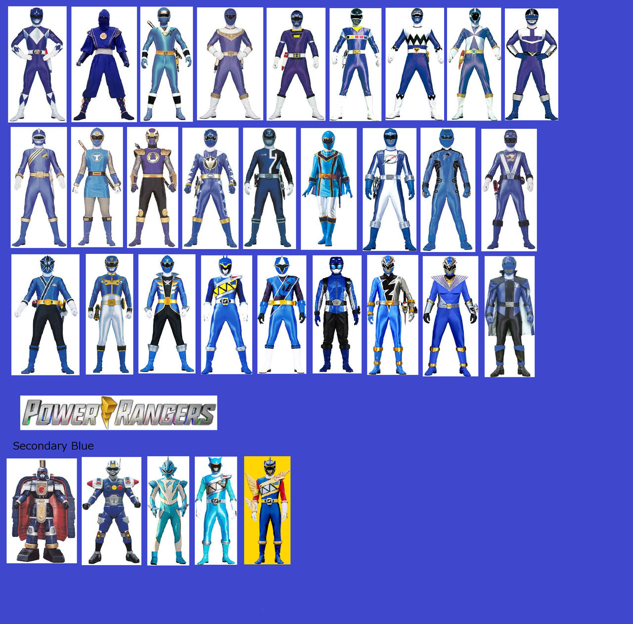 All Blue Rangers my version by M41456 on DeviantArt