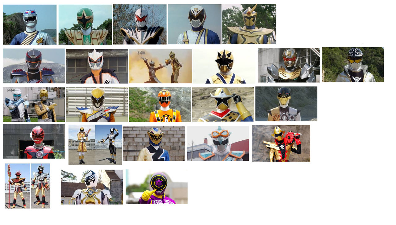 All 6TH Rangers Gaoranger-Boonboomger by M41456 on DeviantArt