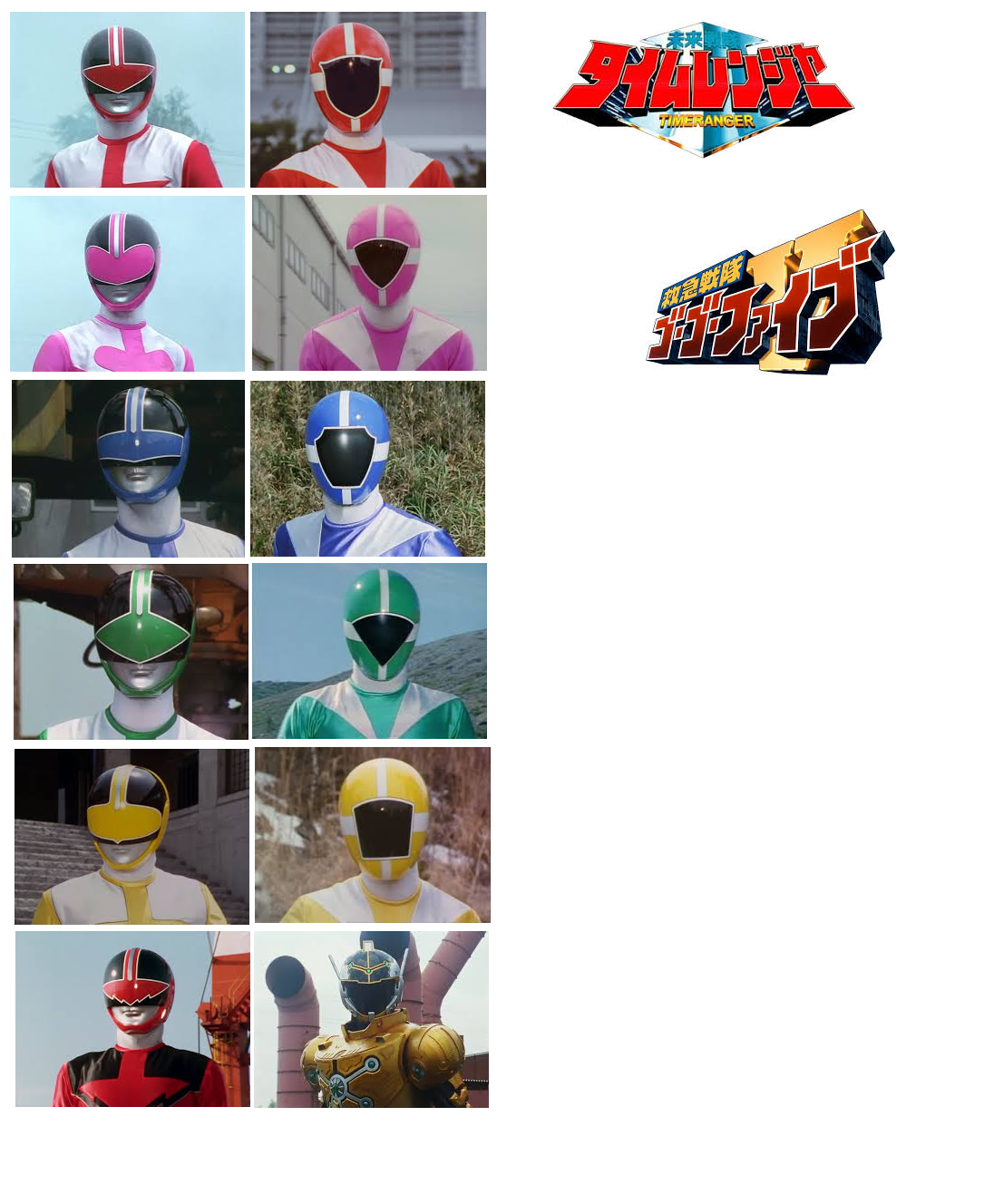 Timeranger x GOGO V by M41456 on DeviantArt