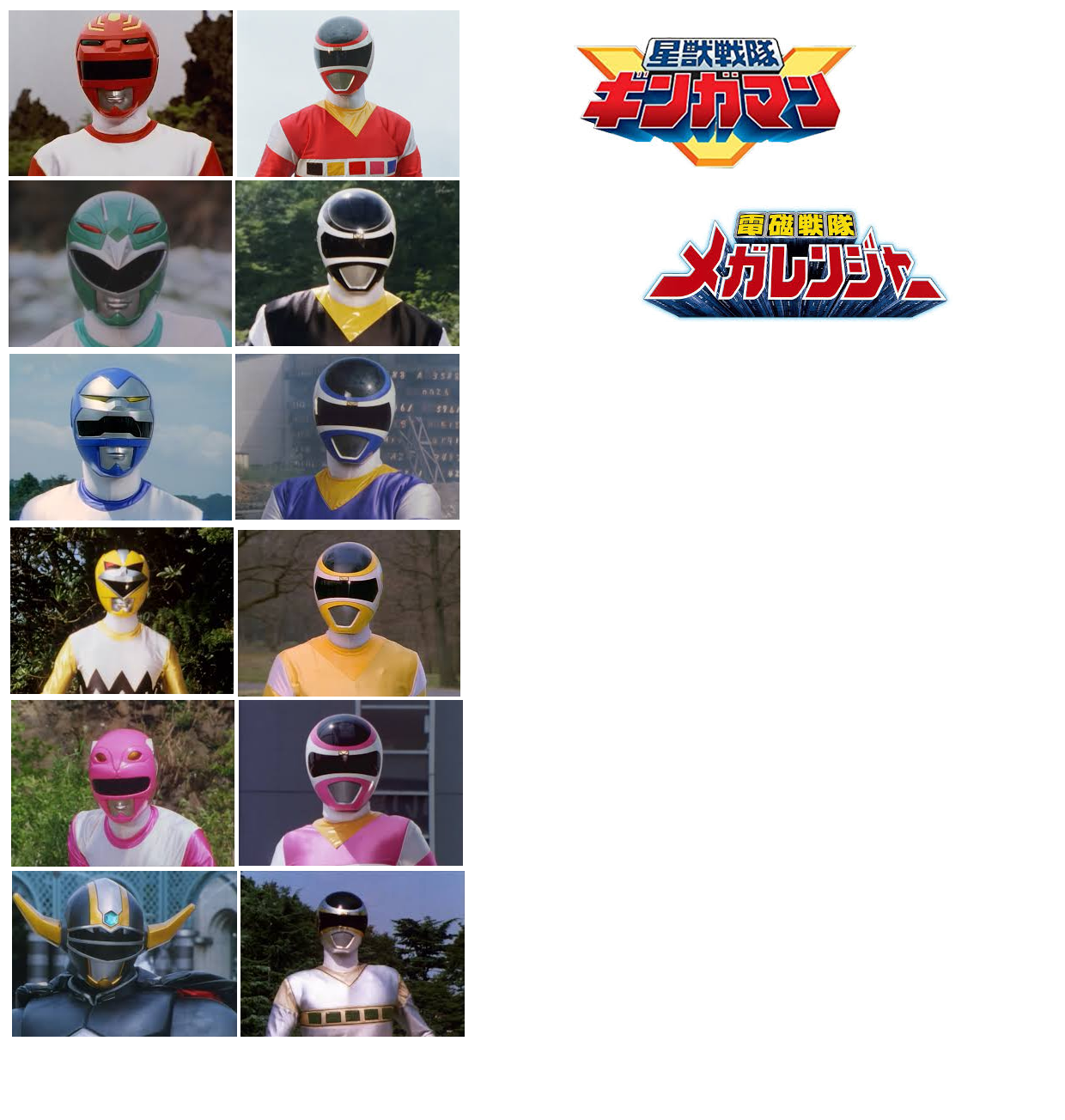 Gingaman x Megaranger by M41456 on DeviantArt