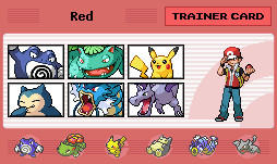 Red's Trainer Card