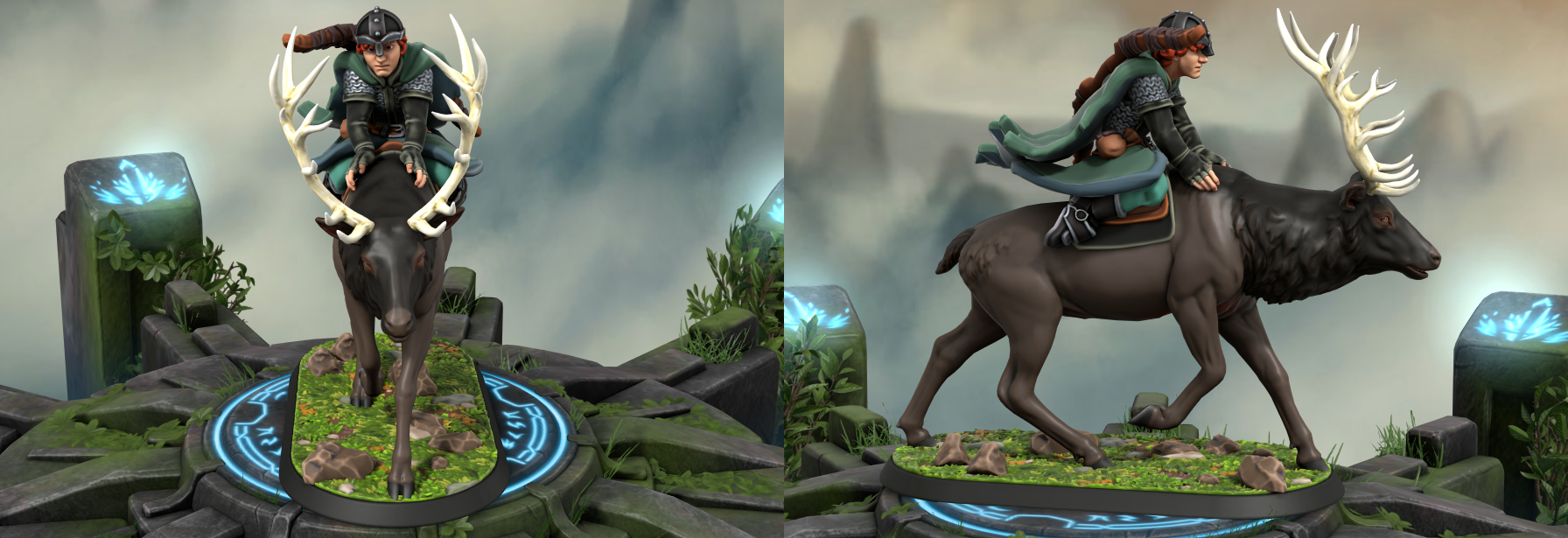 Jaros Riding An Elk HeroForge by Jyger85 on DeviantArt
