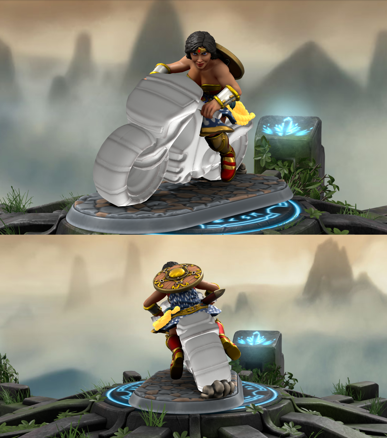 Wonder Woman Invisible Motorcycle Hero Forge by Jyger85 on DeviantArt