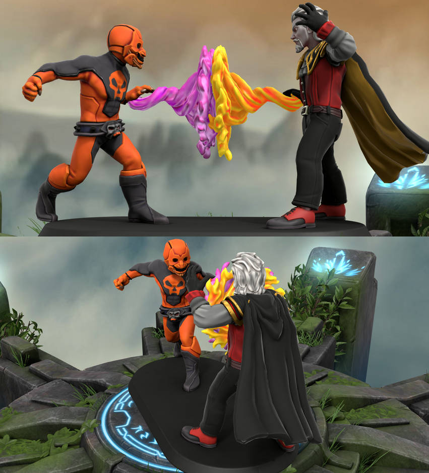 Hellzone Deviantart Icon Jack Hellzone VS Count Sanguis Hero Forge by Jyger85 on DeviantArt