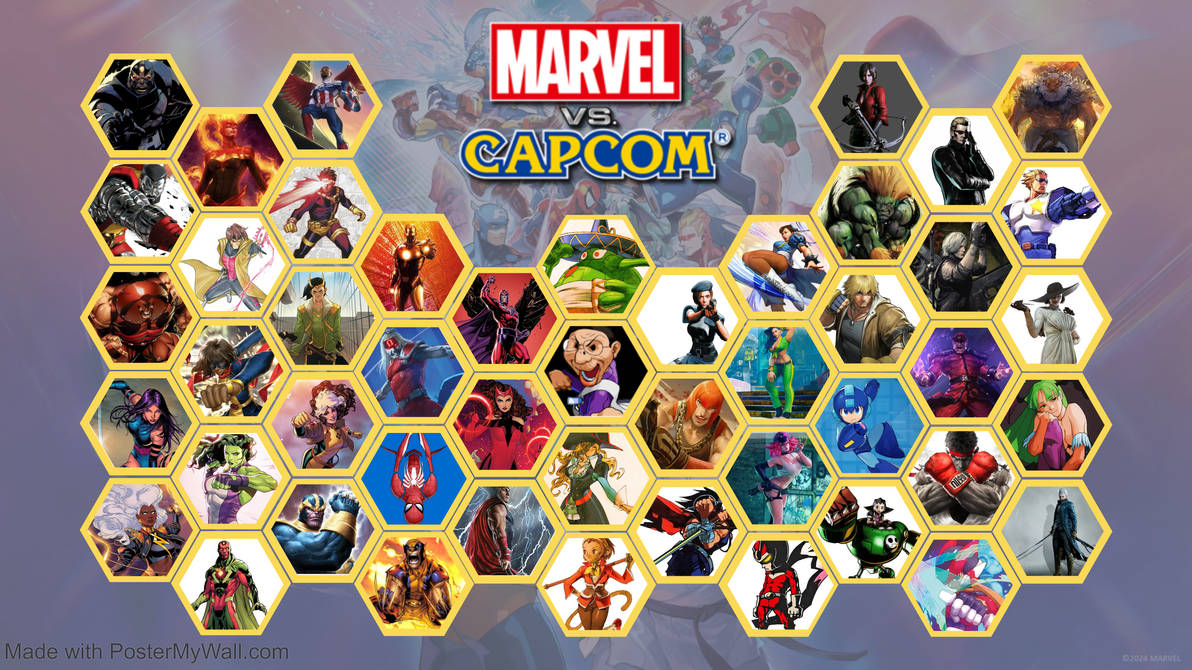 My Marvel vs Capcom 4 Roster by Jyger85 on DeviantArt