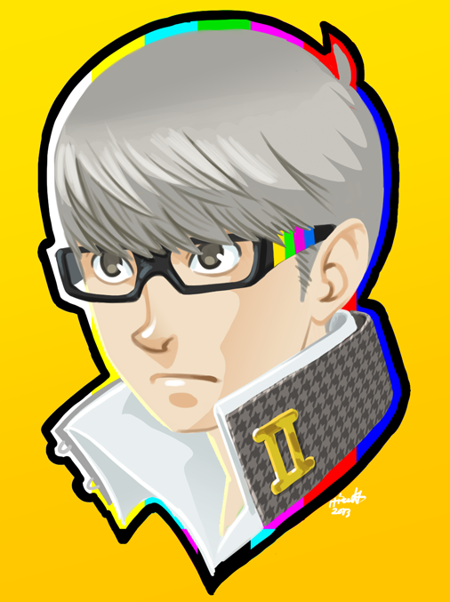 P4 Pro Tag Fan Art - P4 - Protag by Crumbelievable on DeviantArt