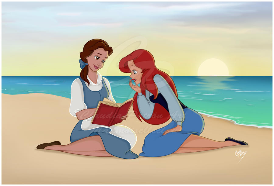 Belle and Ariel: Commission