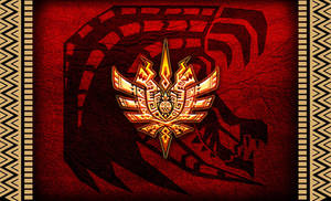 Monster hunter 4 GOA MAGARA Wallpaper (Red)