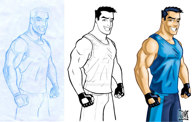 Ricky - passo a passo by FelipeBriani on DeviantArt