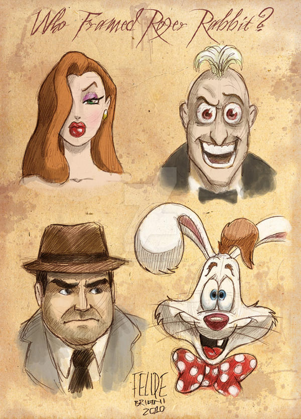 Roger Rabbit Poster by FelipeBriani on DeviantArt