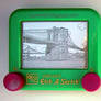 Brooklyn Bridge Etch