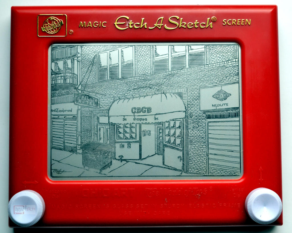 CBGB Etch A Sketch