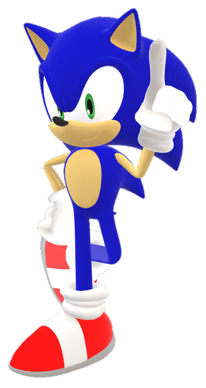 Classic Sonic Running Render by Nintega-Dario on DeviantArt