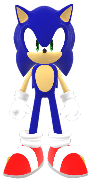 Sonic The Hedgehog Render (Different Eye Texture) by Sonic The Hedgehog Render (Different Eye Texture) by