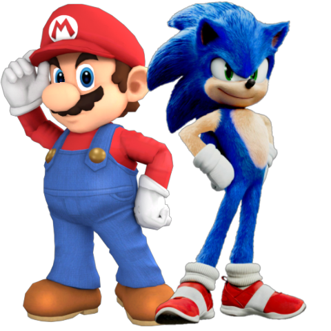 Sonic Adventure Render - Super Mario E Sonic Png, Transparent Png ,  Transparent Png Image