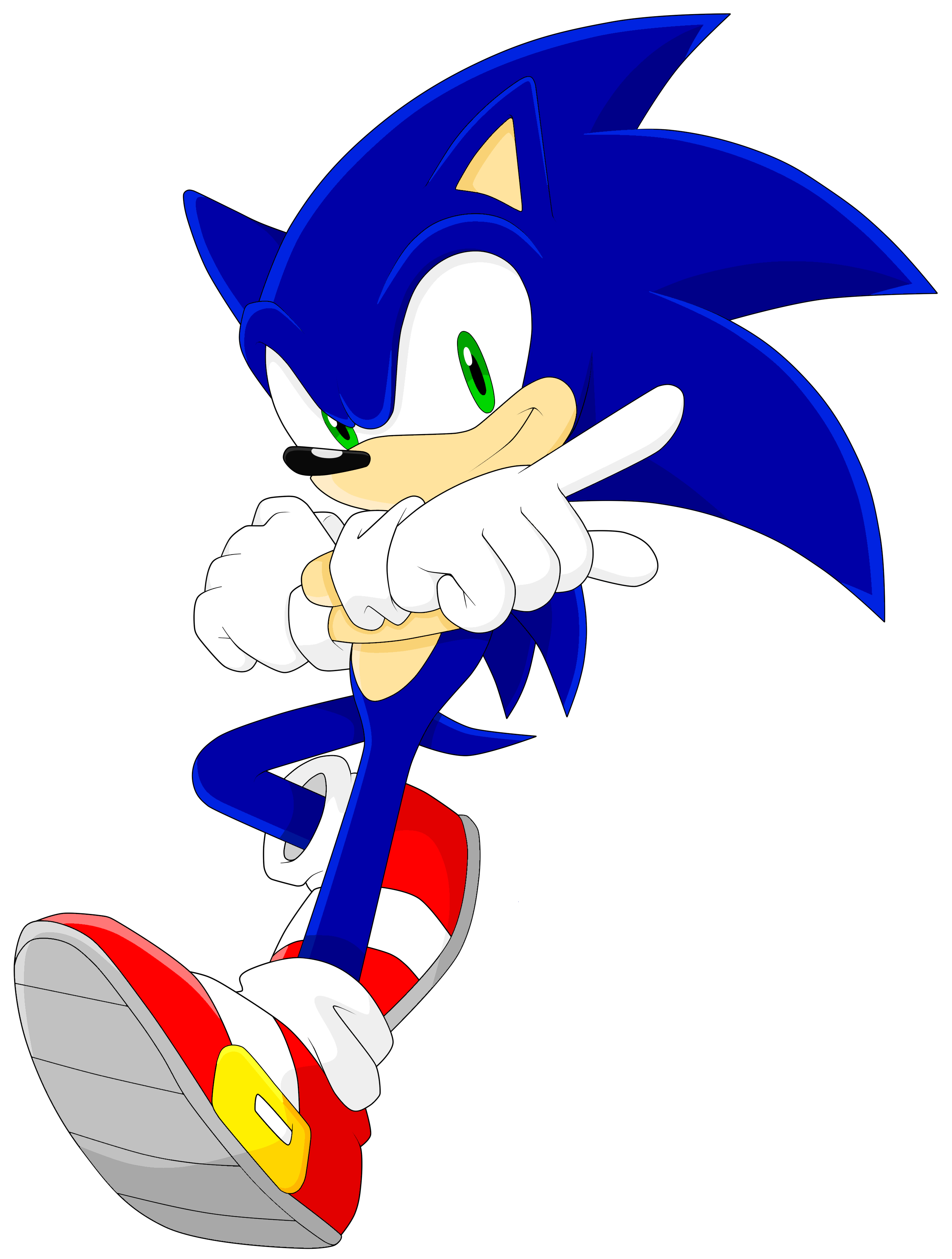 Classic Sonic (Render) by yessing on DeviantArt