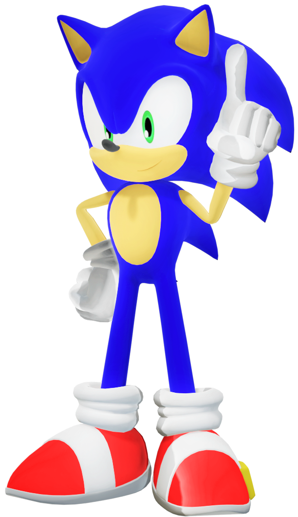 Classic Sonic Render by Sonic29086 on DeviantArt