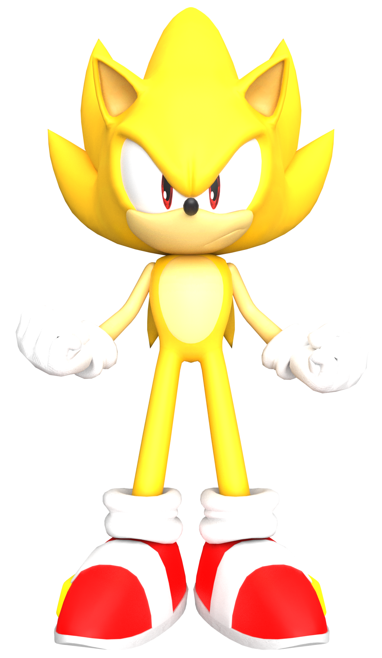 Super Sonic Render! by Pixeljoch on DeviantArt