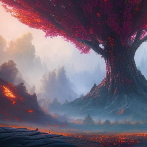 Fire Tree 4 by Jeanvisualart on DeviantArt