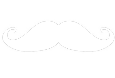 Silueta De Bigote PNG!