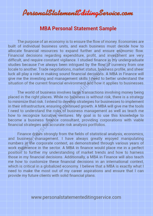 MBA Personal Statement by personalediting on DeviantArt