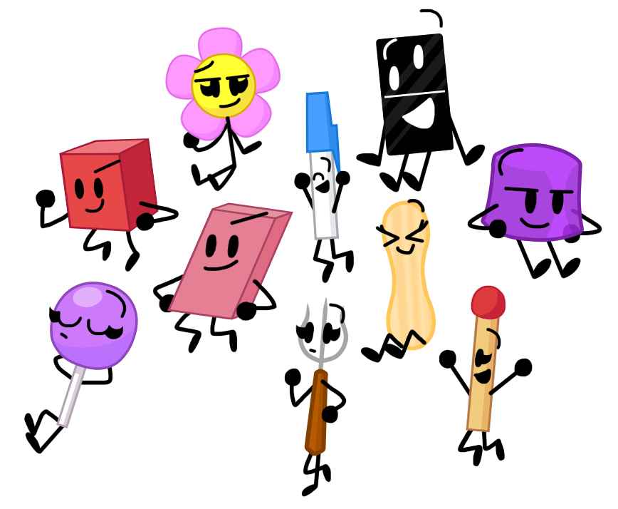 My ocs in BFDI assets by theobjectshowfan09 on DeviantArt