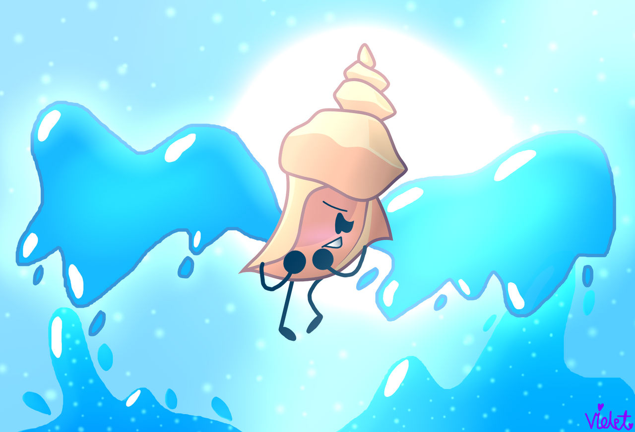 Conch Shell's Water Wings by Violetskittle on DeviantArt