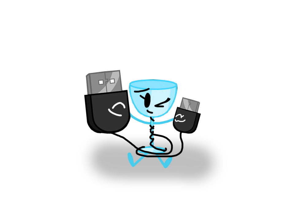 USB Cable wraps Tiny Glass and tries to hug them by Violetskittle on ...