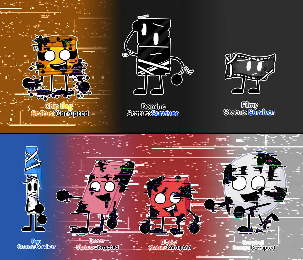 7 Object Show Characters in Learning with Pibby by Violetskittle on ...