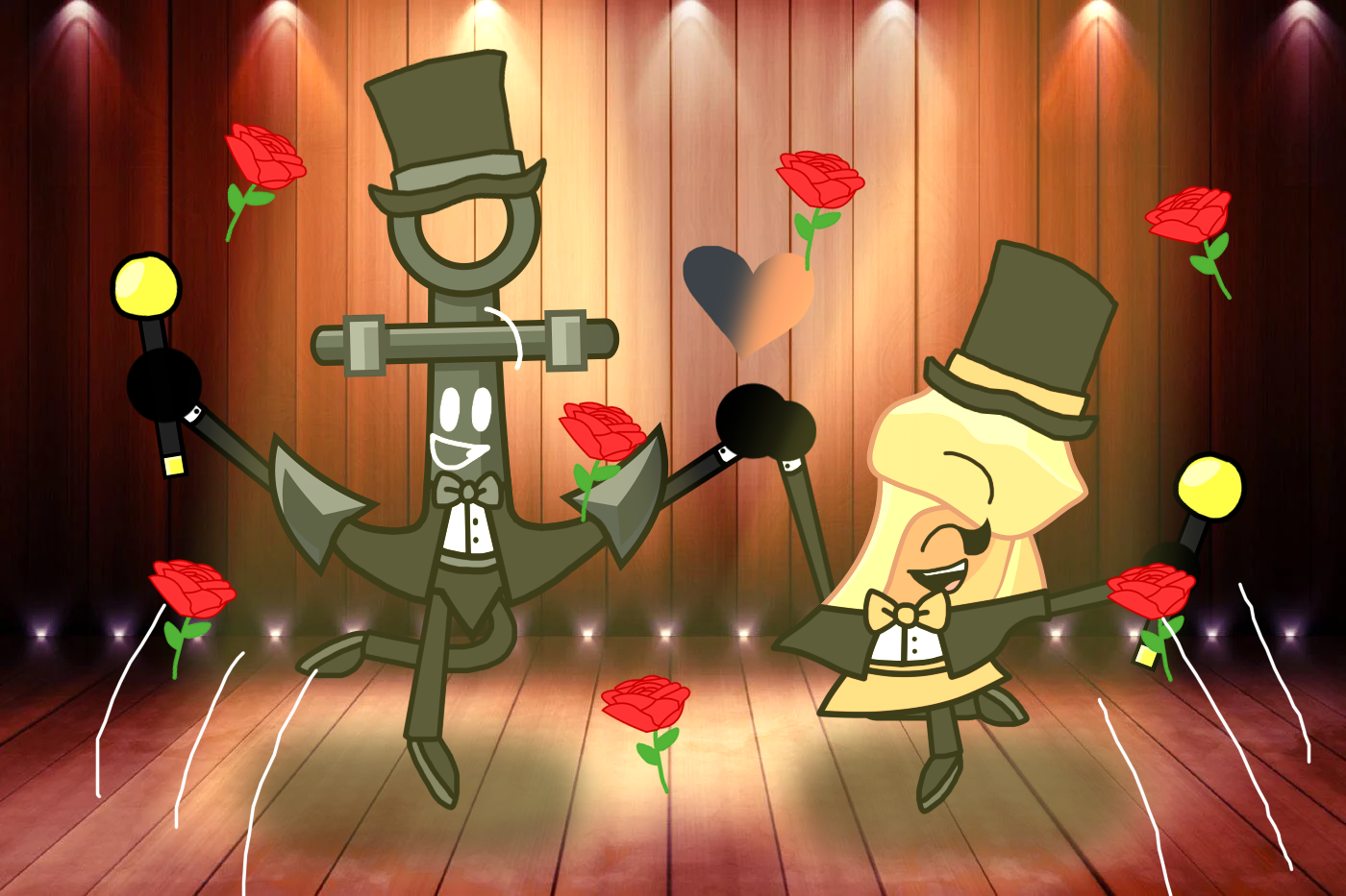 Tap Dancing Rbot Deviantart Tap dancing in the stage together by Violetskittle on DeviantArt