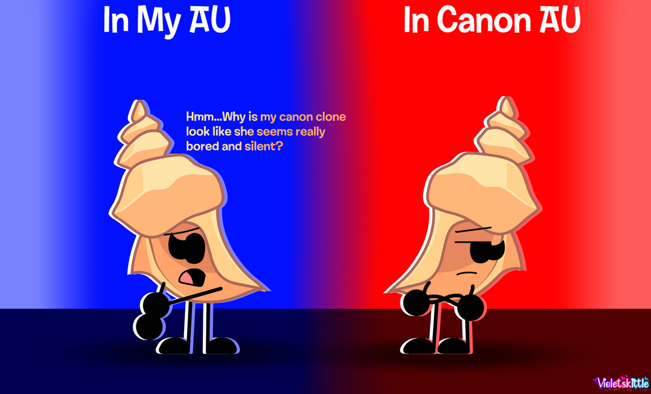 Fanon vs. Canon - Conch Shell (REMAKE) by Violetskittle on DeviantArt