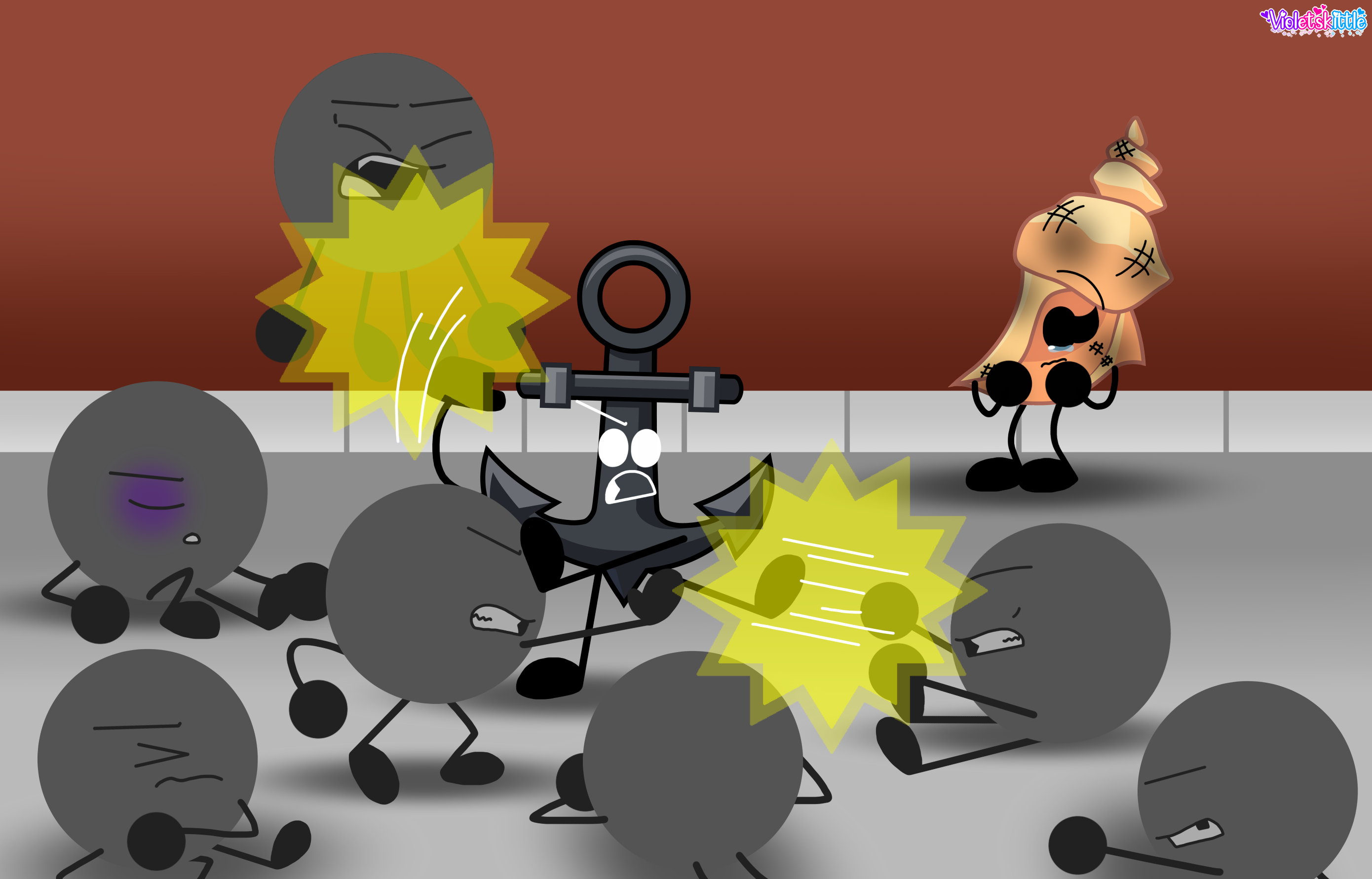 Anchor stops the bullies who hurted Conch Shell by Violetskittle on ...