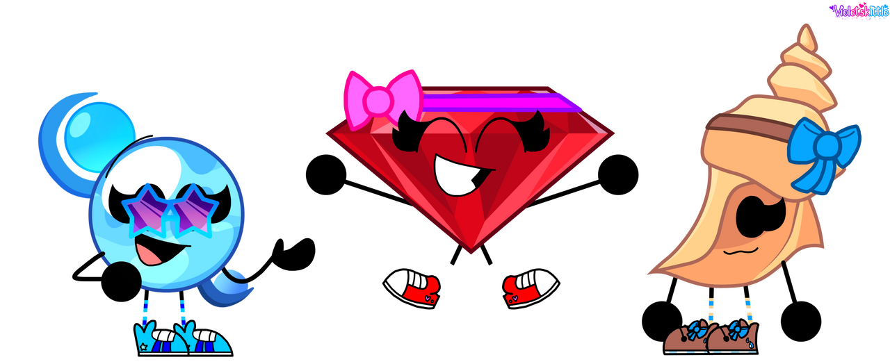 Orb, Ruby and Conch Shell by Violetskittle on DeviantArt