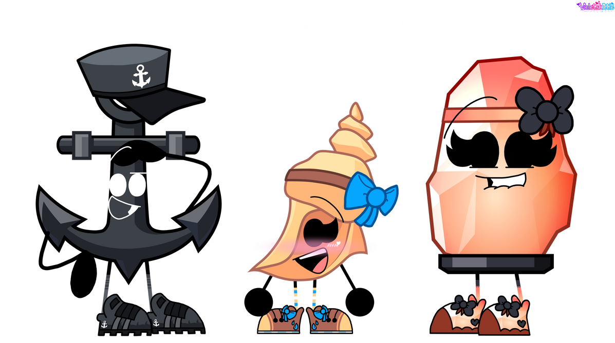 Anchor, Conch Shell and Salt Lamp (REMAKE) by Violetskittle on DeviantArt