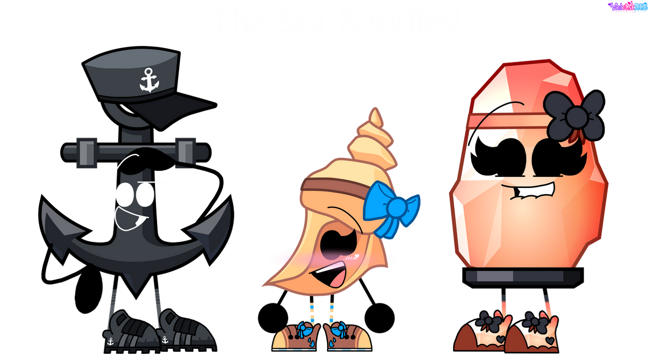 Anchor, Conch Shell and Salt Lamp (REMAKE) by Violetskittle on DeviantArt