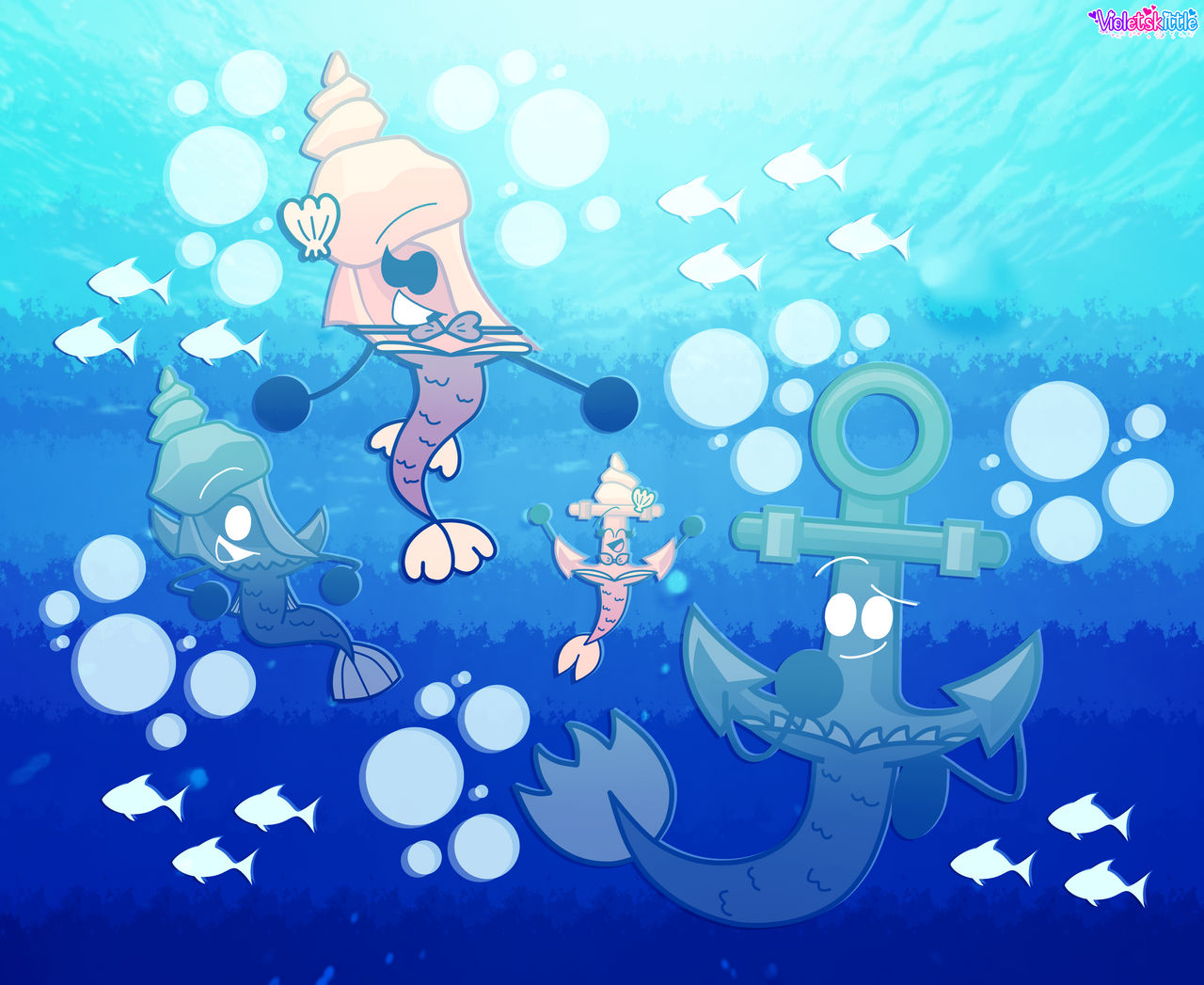 Under the Deep Blue Ocean by Violetskittle on DeviantArt