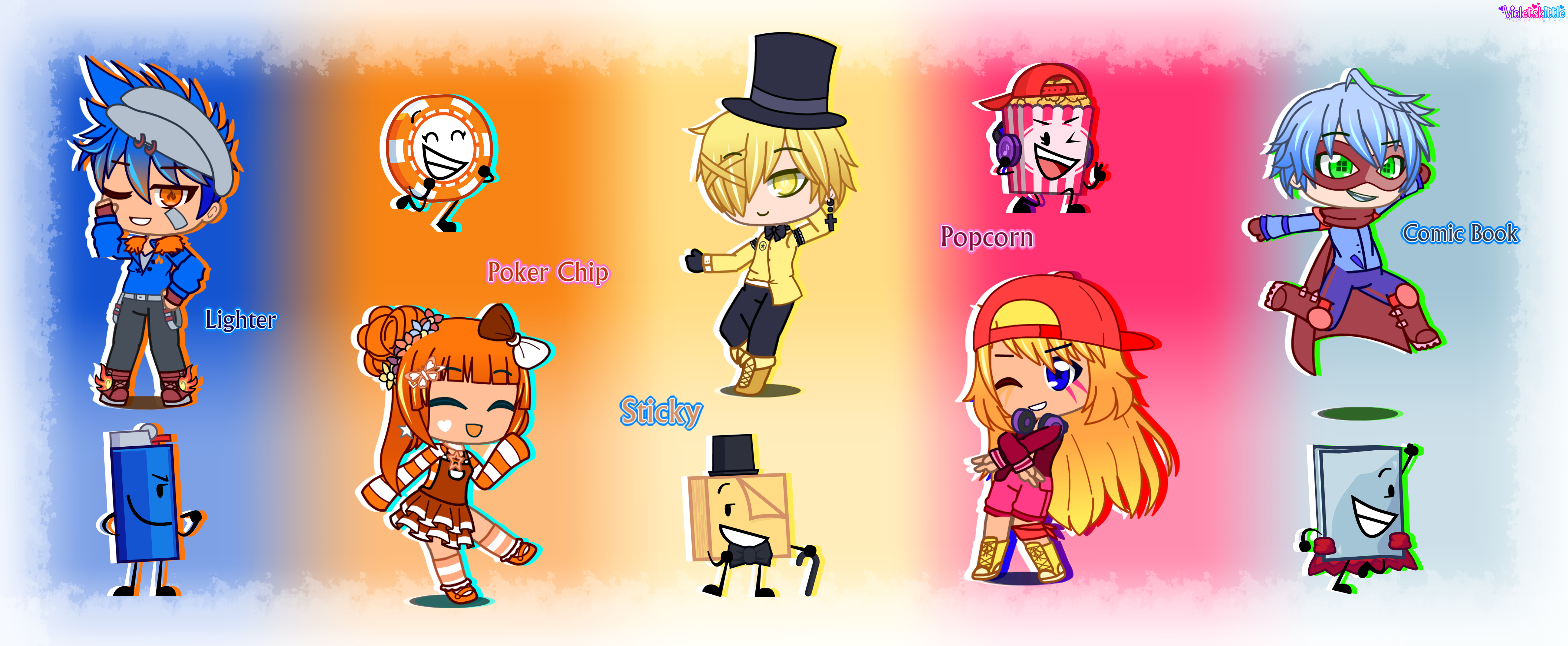 Double Down Characters in Gacha Club (16-20) by Violetskittle on DeviantArt