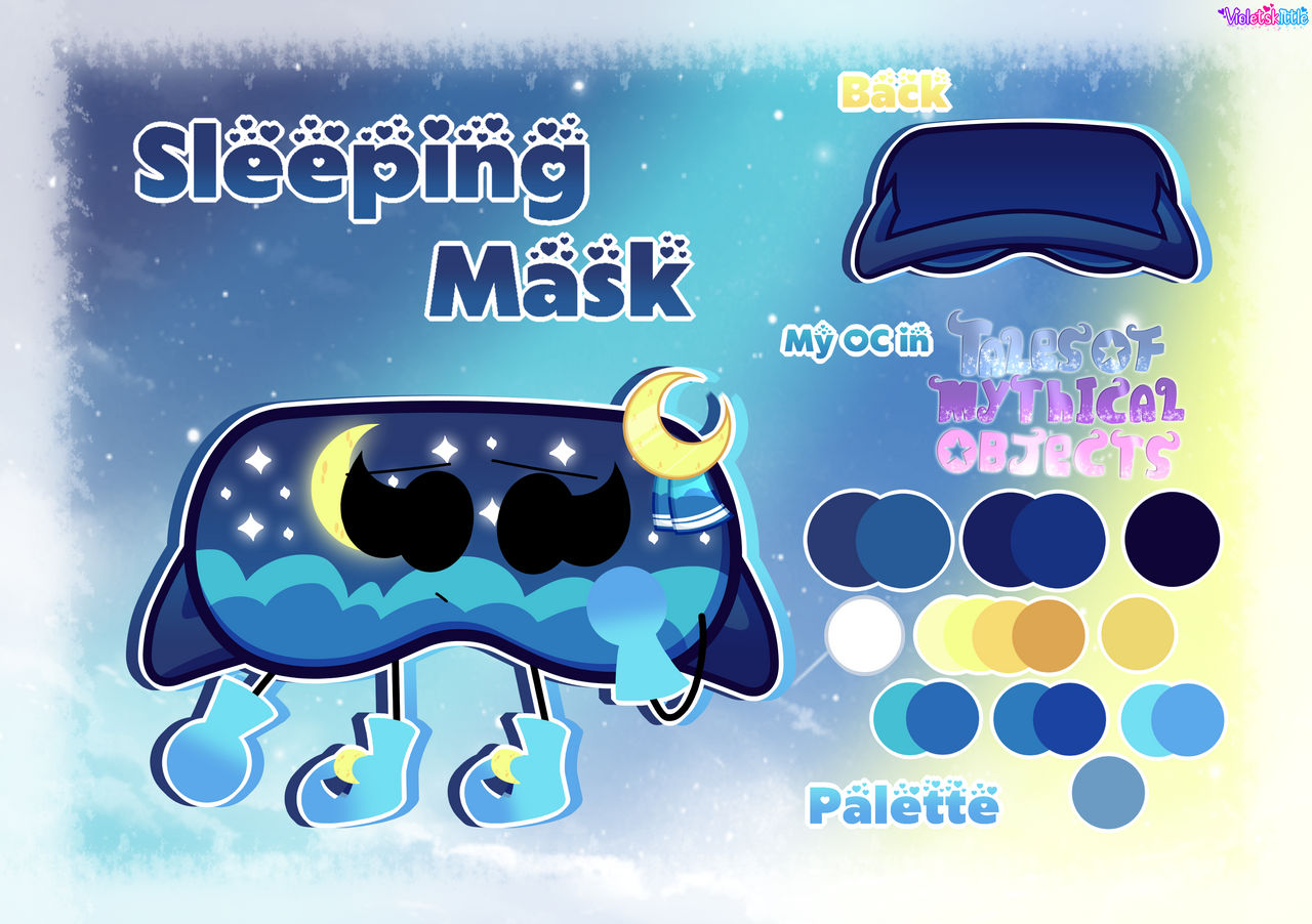 Custom Oc Masks Sleeping Mask (My TOMO OC) by Violetskittle on DeviantArt