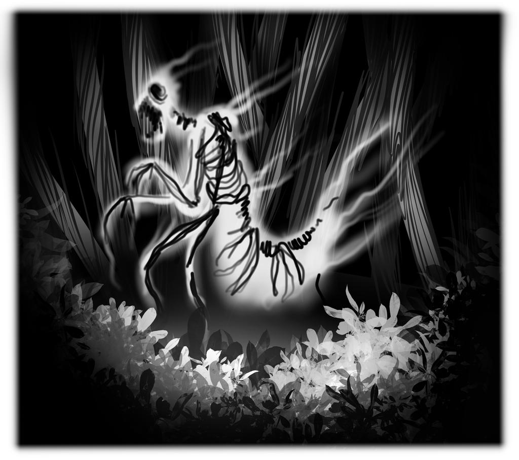 Spirit - Inktober Day 6 by DragonDovah on DeviantArt